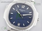 Nautilus 7118/1A 3KF 1:1 Best Edition Blue Textured Dial on SS Bracelet A324 Super Clone - Image 3