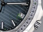 Nautilus 5711/1A 3KF 1:1 Best Edition Blue Dial Diamonds Bezel on SS Bracelet 324CS (Free box) - Image 6