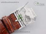 Portuguese Chrono IW371604 ZF 1:1 Best Edition White Dial on Brown Leather Strap A69355 - Image 9