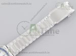 Speedmaster SS Blue Snoopy OMF 1:1 Best Edition White Dial on New SS Bracelet Manual Winding Chrono Movement - Image 11
