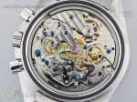 Speedmaster SS Blue Snoopy OMF 1:1 Best Edition White Dial on New SS Bracelet Manual Winding Chrono Movement - Image 18