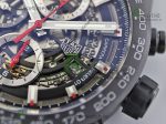 Calibre Heuer 01 Chrono 43mm Ceramic XF 1:1 Best Edition Skeleton Dial on Ceramic Bracelet A1887 - Image 4