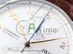 Portuguese Chrono IW371604 ZF 1:1 Best Edition White Dial on Brown Leather Strap A69355 - Image 3