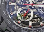 Calibre Heuer 01 Chrono 43mm Ceramic XF 1:1 Best Edition Skeleton Dial on Ceramic Bracelet A1887 - Image 5