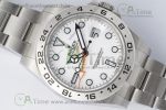 Explorer II 42mm 216570 Black 904L SS GMF 1:1 Best Edition White Dial on Bracelet A3186 CHS V2 - Image 3