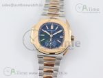 PP0150C - 5980 Nautilis Chrono RG/SS TWF Blue A-7750