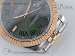 DateJust 41 126331 TWF 1:1 Best Edition 904L Steel Gray Dial Green Roman Marker on SS/RG Jubilee Bracelet SA3235 - Image 6
