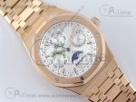 Royal Oak 41mm Complicated 26574 RG APSF1:1 Best Edition Silver Dial on RG Bracelet A5134 - Image 3