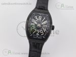 Vanguard V45 DLC ABF 1:1 Best Edition Black Textured Dial on Black Rubber Strap MIYOTA 9015