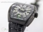 Vanguard V45 DLC ABF 1:1 Best Edition Black Textured Dial on Black Rubber Strap MIYOTA 9015 - Image 10