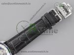Master Grande Tradition SS Blue Rotating Dial Diamonds Bezel on Black Leather Strap A23J - Image 9