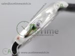 Portofino Automatic SS AF 1:1 Best Edition White Dial on Black Leather Strap A2892 - Image 6