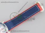 Planet Ocean 2021 America’s Cup SS VSF 1:1 Best Edition White Dial on Blue Nylon Strap A8900 Super Clone - Image 9