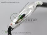 Portofino Automatic SS AF 1:1 Best Edition White Dial on Black Leather Strap A2892 - Image 7