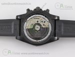 Chronomat 44mm Blacksteel GF 1:1 Special Edition Yellow Dial on Black Rubber Strap A7750 - Image 16