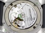 Calibre De Cartier Diver SS Black JF 1:1 Best Edition on Black Rubber Strap A23J - Image 17