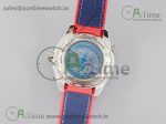 Planet Ocean 2021 America’s Cup SS VSF 1:1 Best Edition White Dial on Blue Nylon Strap A8900 Super Clone - Image 15