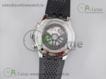 Calibre Heuer 01 Chrono SS XF 1:1 Best Edition Gray Dial on Black Rubber Strap A1887 - Image 17