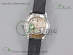 Master Tourbillon SS TWF Diamonds Bezel Blue MOP Dial on Black Leather Strap - Image 16