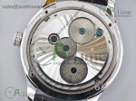 Master Grande Tradition SS Blue Rotating Dial Diamonds Bezel on Black Leather Strap A23J - Image 18