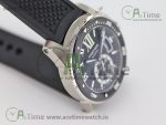 Calibre De Cartier Diver SS Black JF 1:1 Best Edition on Black Rubber Strap A23J - Image 2