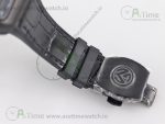 Vanguard V45 DLC ABF 1:1 Best Edition Black Textured Dial on Black Rubber Strap MIYOTA 9015 - Image 21