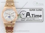 Royal Oak 41mm Complicated 26574 RG APSF1:1 Best Edition Silver Dial on RG Bracelet A5134 - Image 26