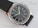 Aquanaut 5067A SS Bezel JJF 1:1 Best Edition Black Textured Dial on Black Rubber Strap AE23 - Image 3