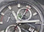 Calibre Heuer 01 Chrono SS XF 1:1 Best Edition Gray Dial on Black Rubber Strap A1887 - Image 3