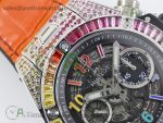 Big Bang Unico Rainbow King SS 45mm ZF 1:1 Best Edition on Rainbow Gummy Strap A1242 - Image 4