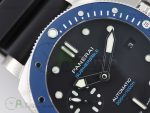 PAM1209 Luminor Submersible 42mm Blue Ceramic Bezel VSF 1:1 Best Edition on Black Rubber Strap AXXXIV - Image 4