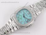 Nautilus 5711 3KF 1:1 Best Edition Tiffany Blue Dial on SS Bracelet A324 Super Clone V2 - Image 9