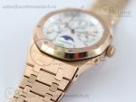 Royal Oak 41mm Complicated 26574 RG APSF1:1 Best Edition Silver Dial on RG Bracelet A5134 - Image 9