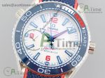 Planet Ocean 2021 America’s Cup SS VSF 1:1 Best Edition White Dial on Blue Nylon Strap A8900 Super Clone - Image 2
