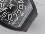Vanguard V45 DLC ABF 1:1 Best Edition Black Textured Dial on Black Rubber Strap MIYOTA 9015 - Image 5
