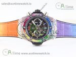 Big Bang Unico Rainbow King SS 45mm ZF 1:1 Best Edition on Rainbow Gummy Strap A1242 - Image 6