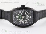 Vanguard V45 DLC ABF 1:1 Best Edition Black Textured Dial on Black Rubber Strap MIYOTA 9015 - Image 6