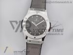 Classic Fusion 45mm SS HBF 1:1 Best Edition Gray Dial on Gray Gummy Strap A2892