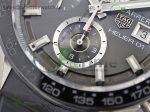 Calibre Heuer 01 Chrono SS XF 1:1 Best Edition Gray Dial on Black Rubber Strap A1887 - Image 5