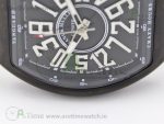 Vanguard V45 DLC ABF 1:1 Best Edition Black Textured Dial on Black Rubber Strap MIYOTA 9015 - Image 7
