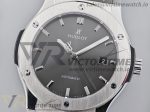 Classic Fusion 45mm SS HBF 1:1 Best Edition Gray Dial on Gray Gummy Strap A2892 - Image 2