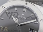 Classic Fusion 45mm SS HBF 1:1 Best Edition Gray Dial on Gray Gummy Strap A2892 - Image 3