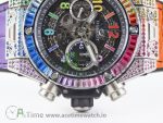 Big Bang Unico Rainbow King SS 45mm ZF 1:1 Best Edition on Rainbow Gummy Strap A1242 - Image 8