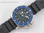 PAM1209 Luminor Submersible 42mm Blue Ceramic Bezel VSF 1:1 Best Edition on Black Rubber Strap AXXXIV - Image 9