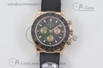 Daytona 116515 RG TWF Best Edition Black Dial on Oysterflex Rubber Strap A7750