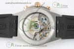 Chronomat B01 42mm SS/RG TF 1:1 Best Edition Brown Dial on Black Rubber Strap A7750 - Image 11