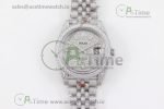 DateJust 41mm Jumbo SS TWF Full Paved Diamonds Dial and Jubilee Bracelet