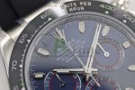 Daytona 116519 SS TWF Best Edition Blue Dial on Black Rubber Strap A7750 - Image 4