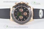 Daytona 116515 RG TWF Best Edition Black Dial on Oysterflex Rubber Strap A7750 - Image 6