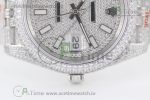 DateJust 41mm Jumbo SS TWF Full Paved Diamonds Dial and Jubilee Bracelet - Image 6